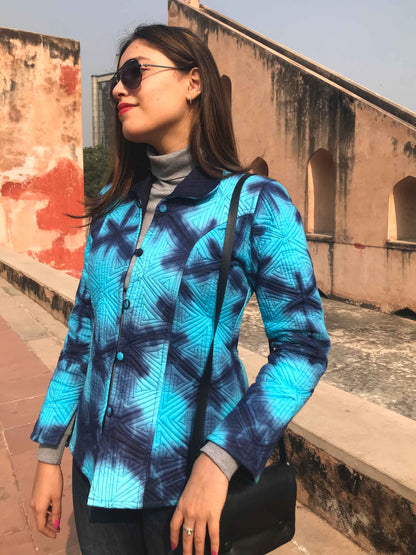 HARLEEN KYOTO SHIBORI QUILTED JACKET