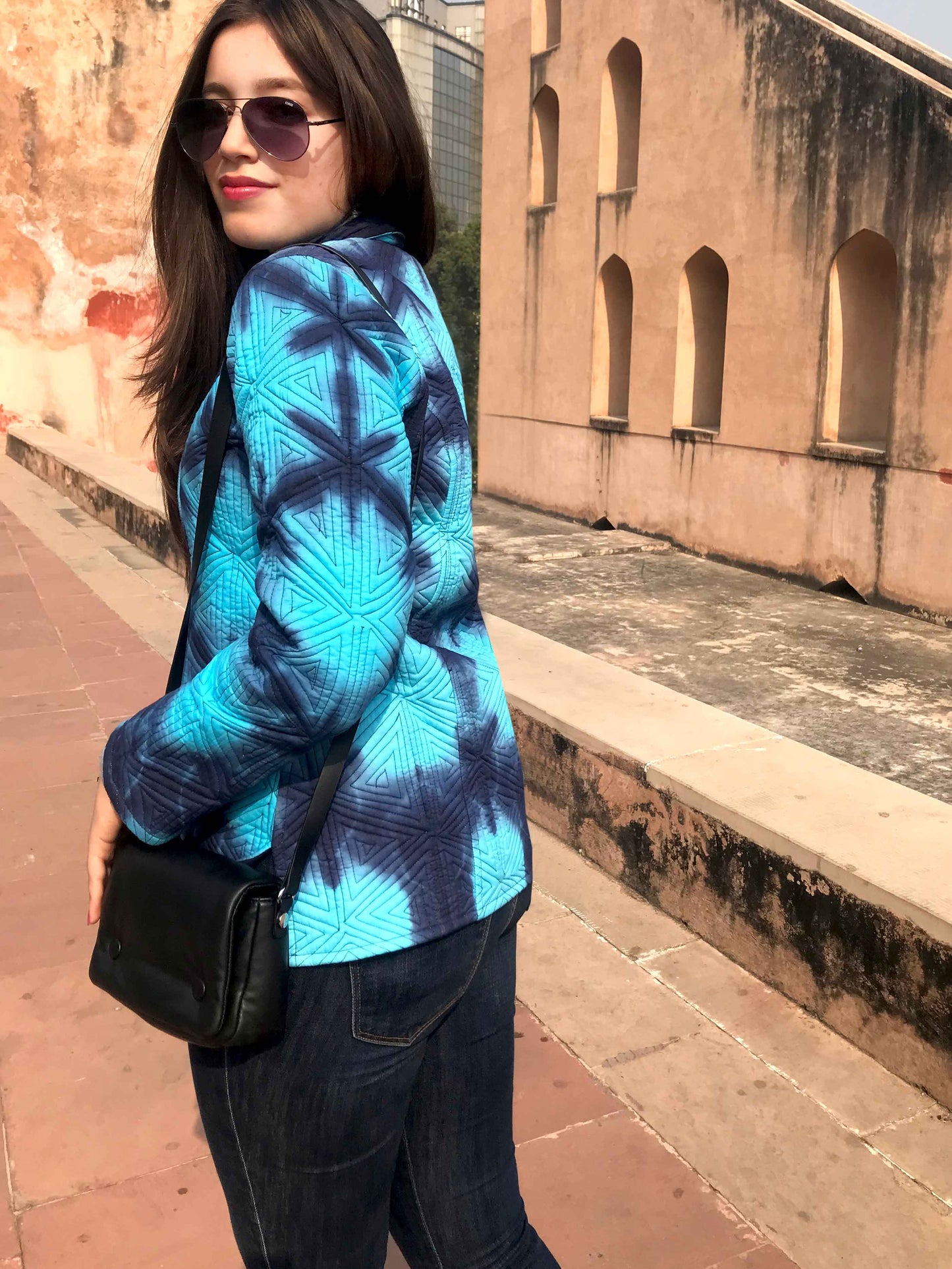 HARLEEN KYOTO SHIBORI QUILTED JACKET