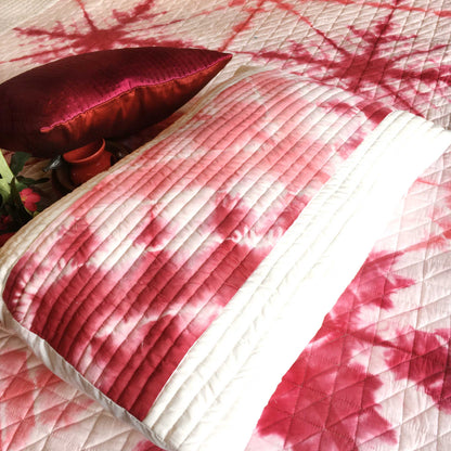 VIVIEN  LOVE ALWAYS SHIBORI SHABANG QUILTED BEDCOVER SET