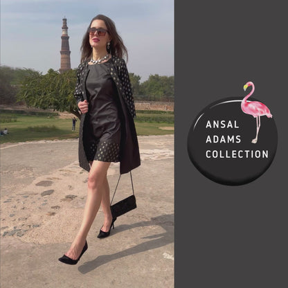 CHRISTIE ANSEL ADAMS INSPIRED BROCADE JACKET SET