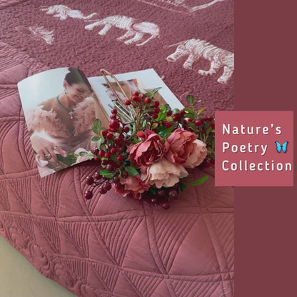 LLOYD POETRY IN NATURE NUI SHIBORI OMBRE QUILTED BEDCOVER SET